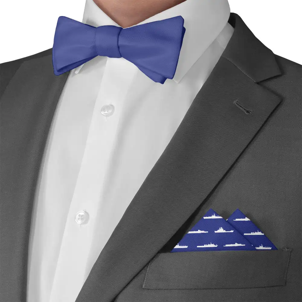 Dapper Classic Nautical Military Motif Pocket Square