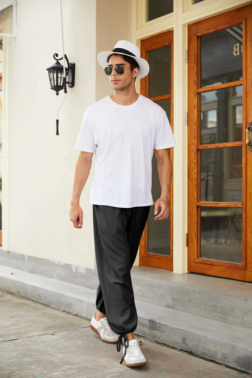 Cotton Linen Loose Yoga Pants