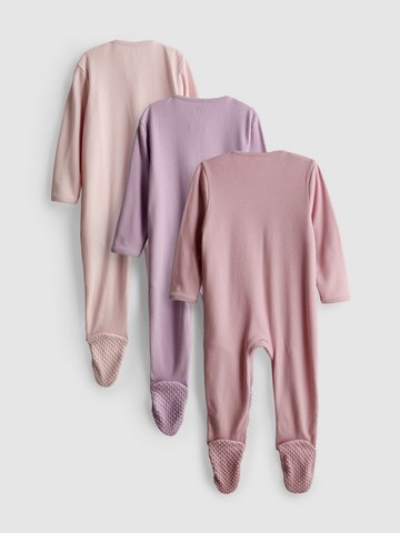 0-24mths | 3pk Ribbed Zip-Up Sleepsuits detail 1
