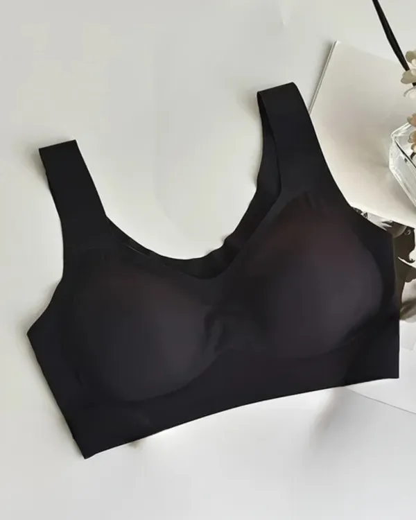 Seamless Soft Cup Bra with Wide Straps