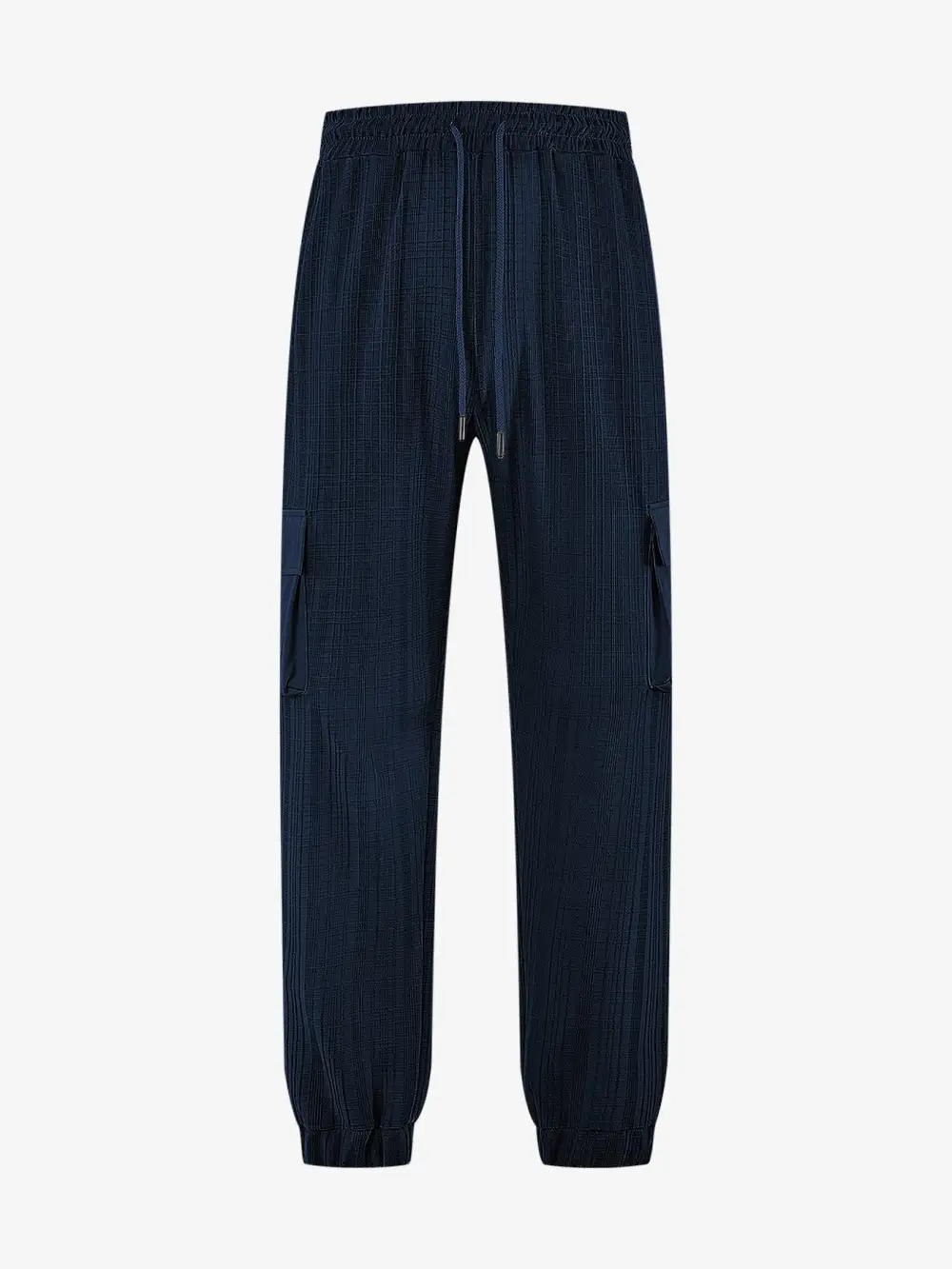 Men's Glencheck Cargo Pants Waistband Cargo Pants