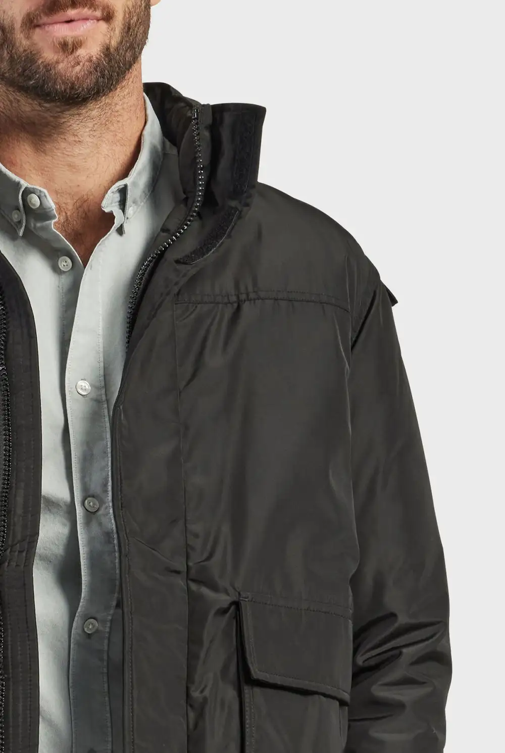 Shower Proof Cotton Blend Jacket