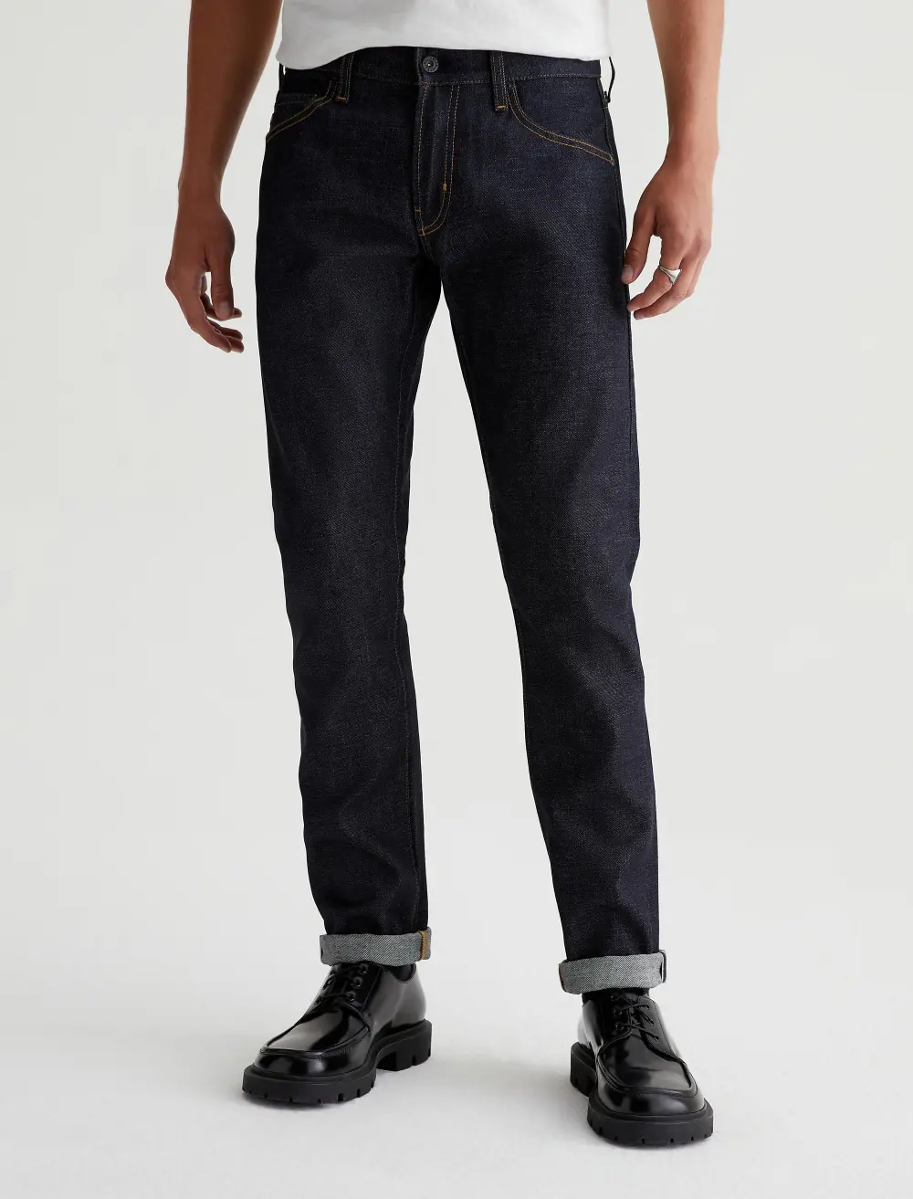 Men's Modern Slim Mid Rise Selvedge Jeans