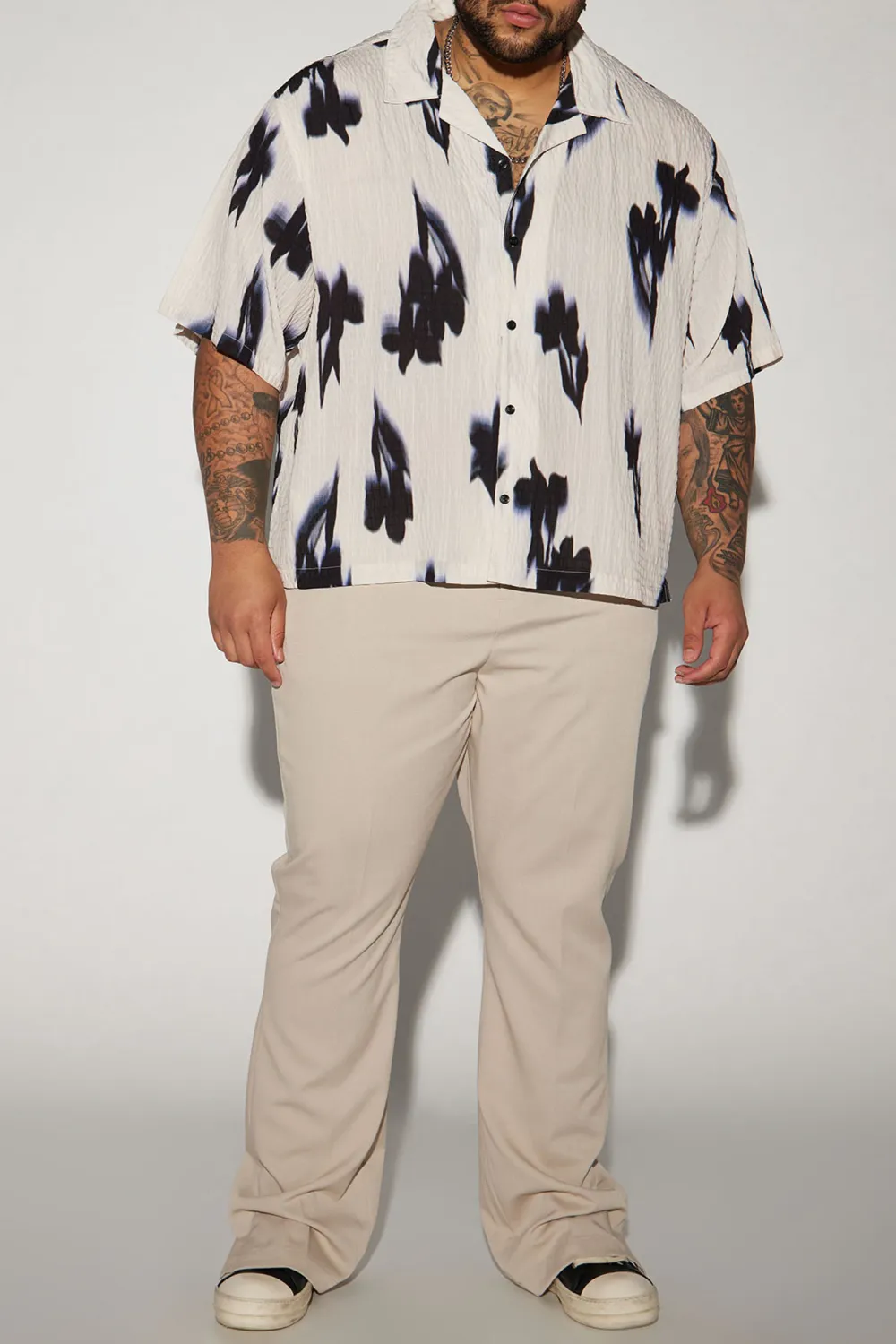 Casual Flare Slit Trouser