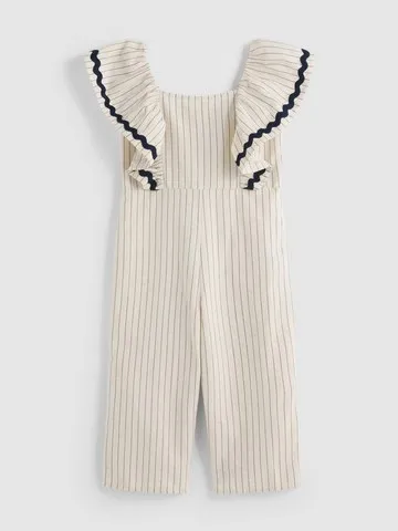 1.5-9yrs | Stripe Ric Rac Jumpsuit