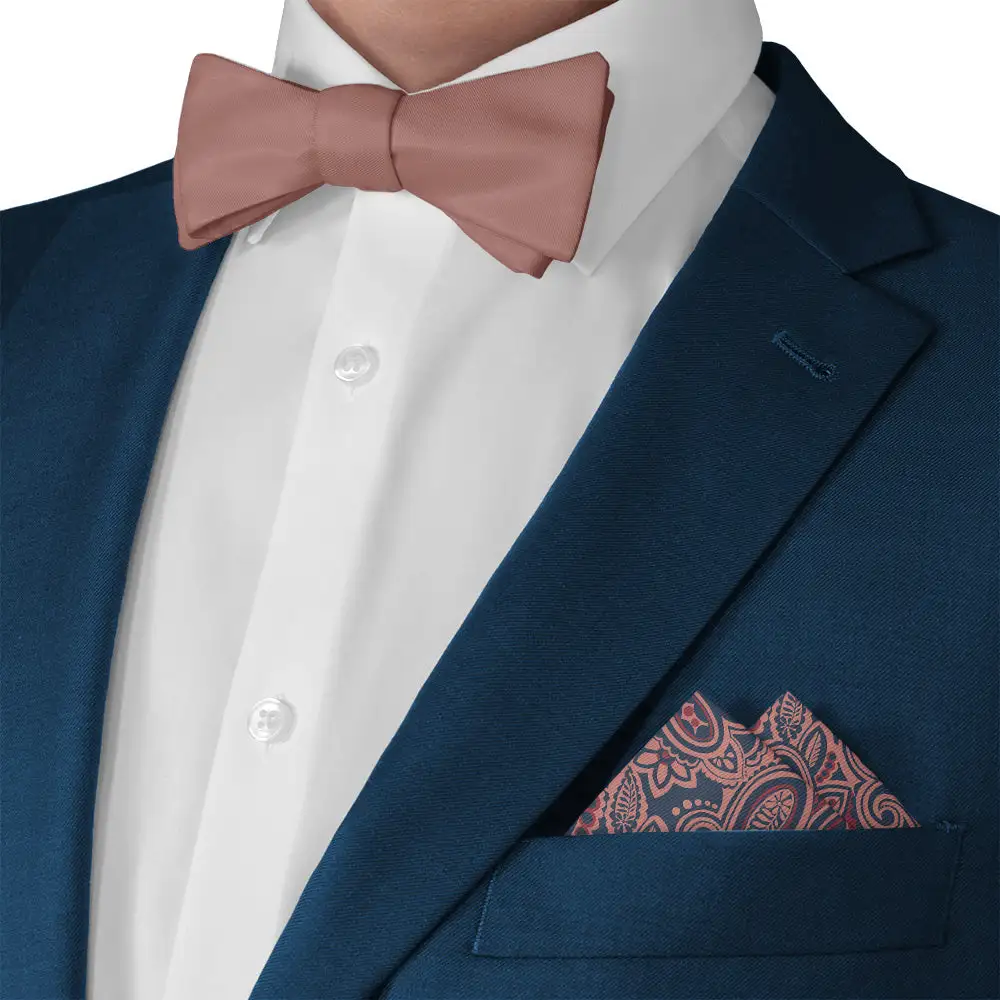 Distinctive Contemporary Ornate Paisley Pocket Square