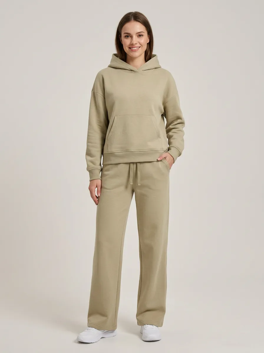 Women's Soft Touch Printed Sweatpants Set