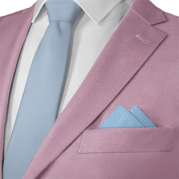 Formal Composed Geometric Textured Pocket Square
