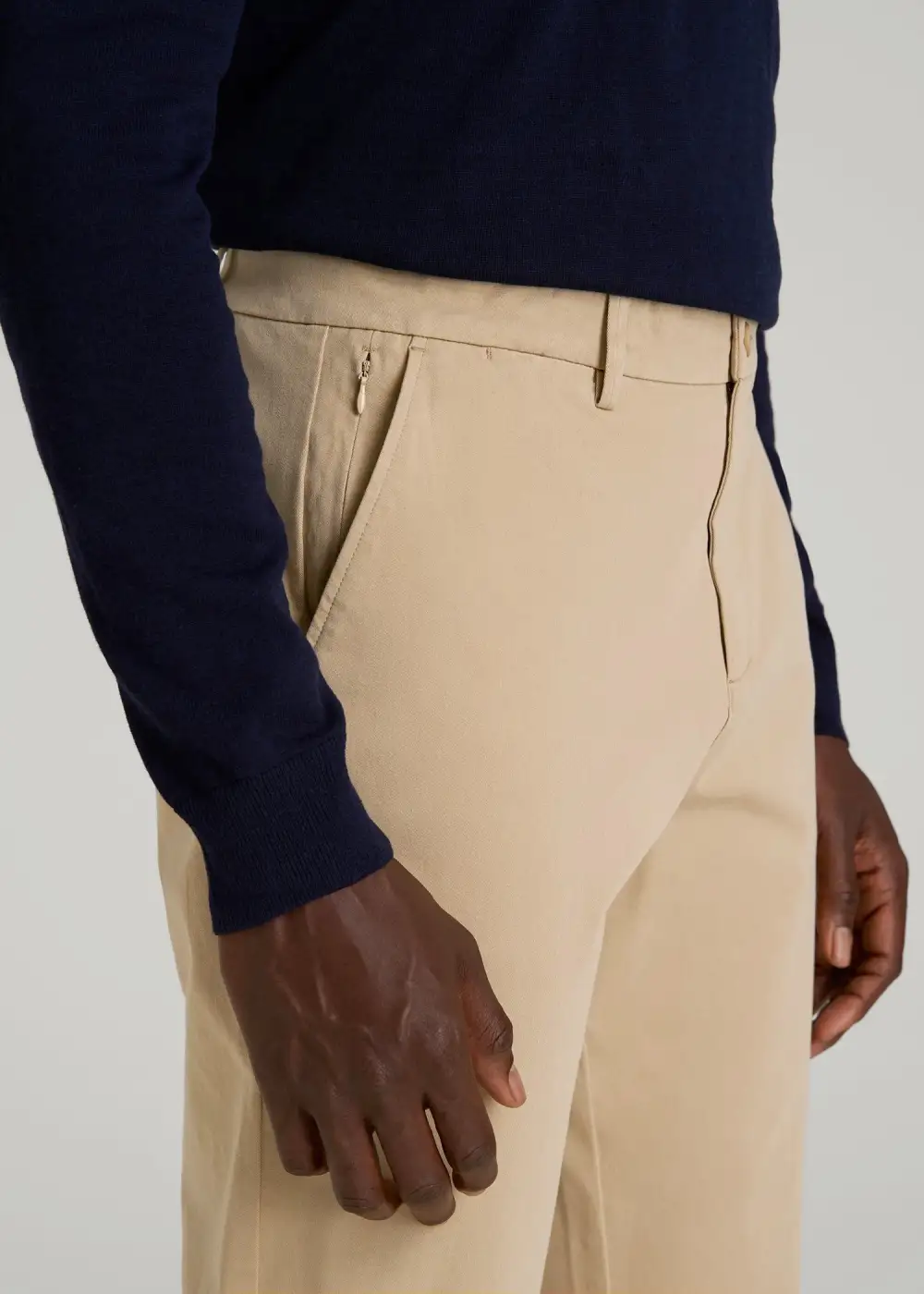 Men's Modern Loose Fit Chino Cotton Pants