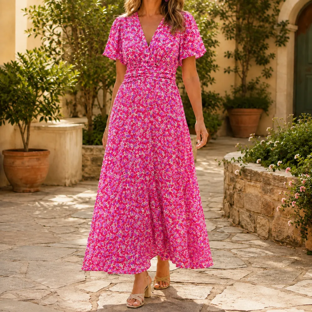 Refined Refined Women's Ruched Maxi Dress