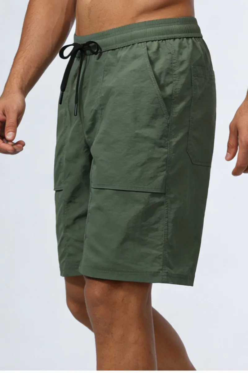 Quick Dry Drawstring Lightweight Athletic Shorts