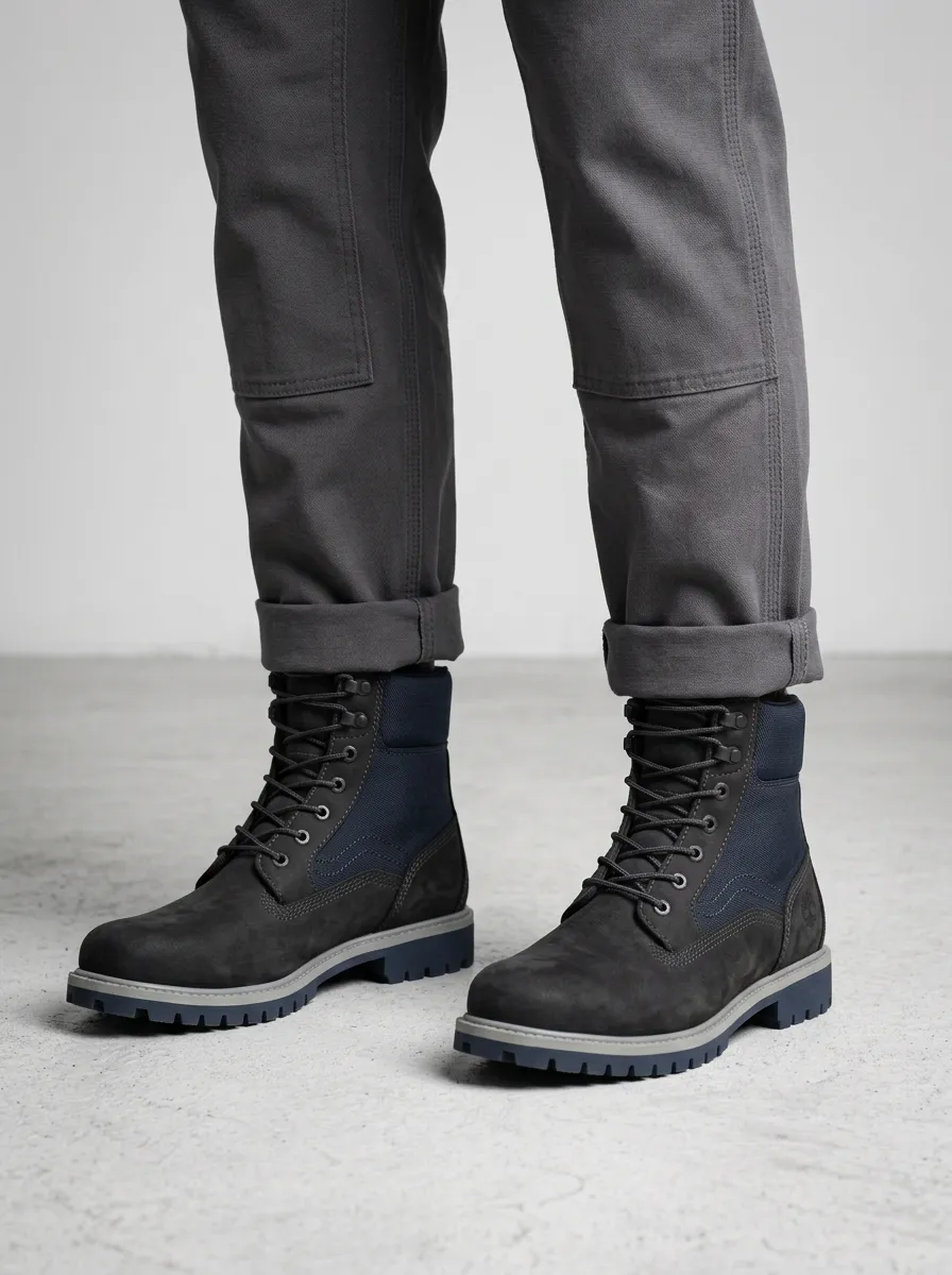 Unisex Lace-Up Work Boots