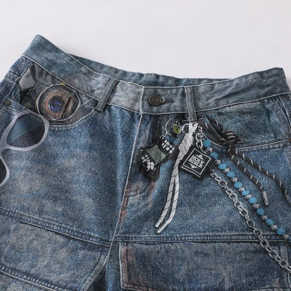 Comfort Fit Baggy Denim Jeans