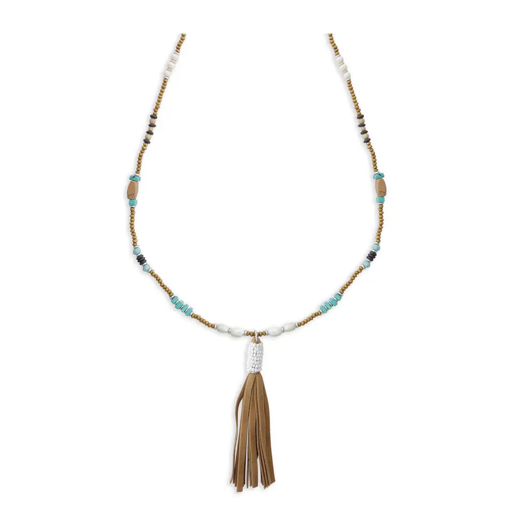 Handcrafted Look Pendant Necklace