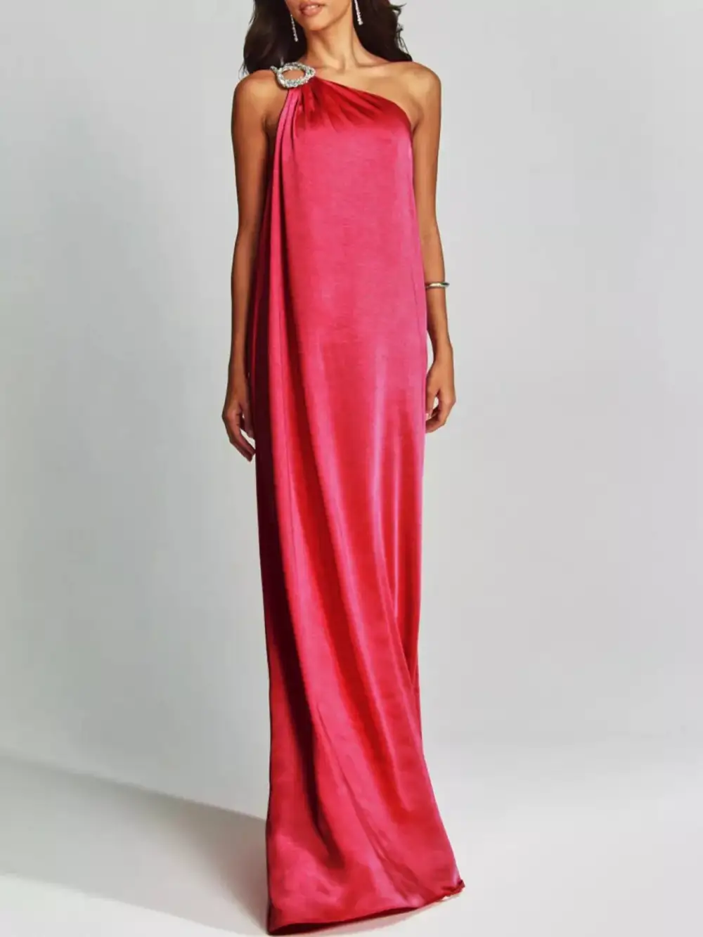 Satin Maxi Dress