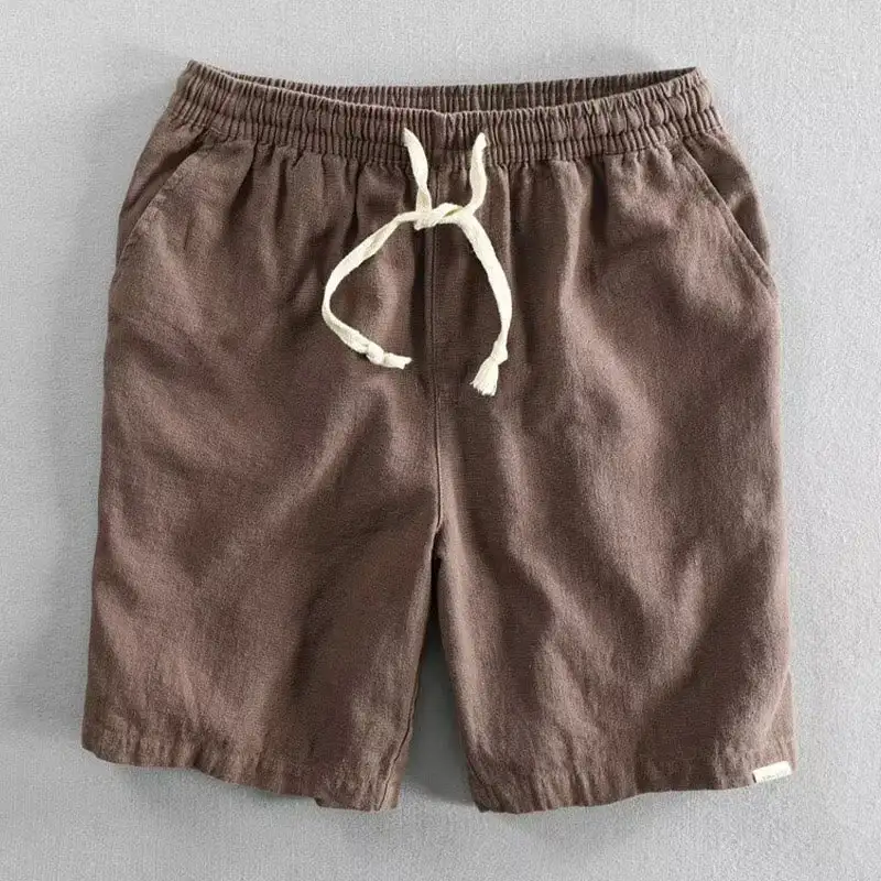 Drawstring Elastic Waist Shorts