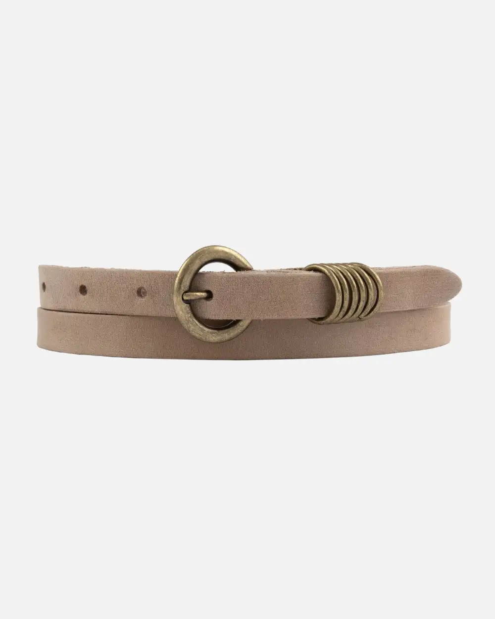 Skinny Leather Waist Belt