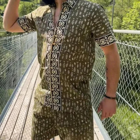 Printed Men's Casual Shirt