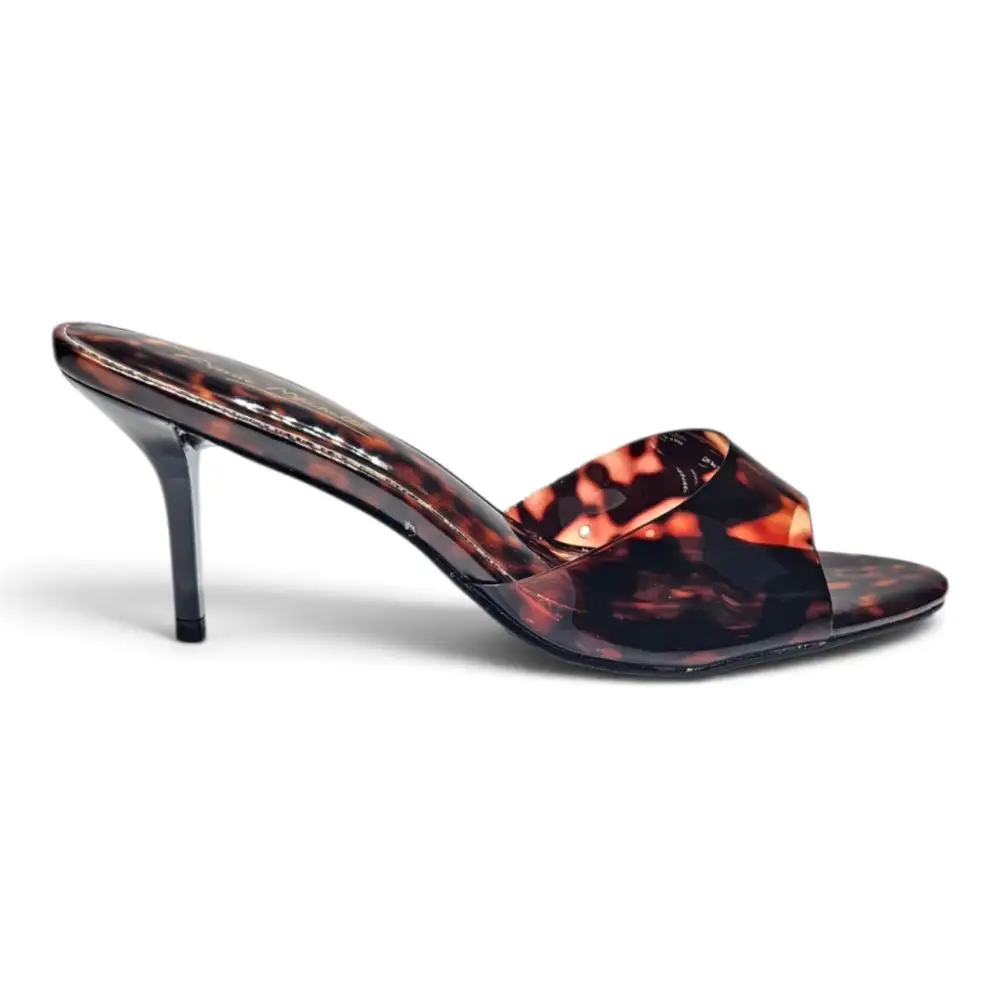 Paris One Band Open Toe Mule Heels