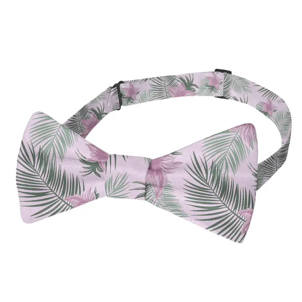 Tropical Blooms Pattern Bow Tie