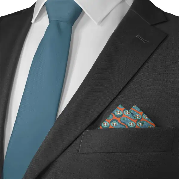 Modern Formal Novelty Hobby Motif Pocket Square