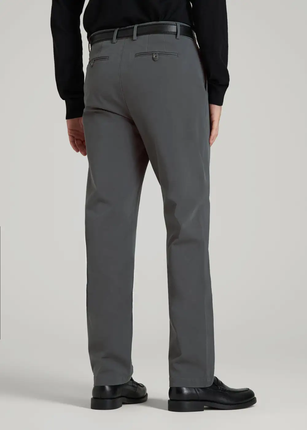 Men's Relaxed Tapered Chino Cotton Pants