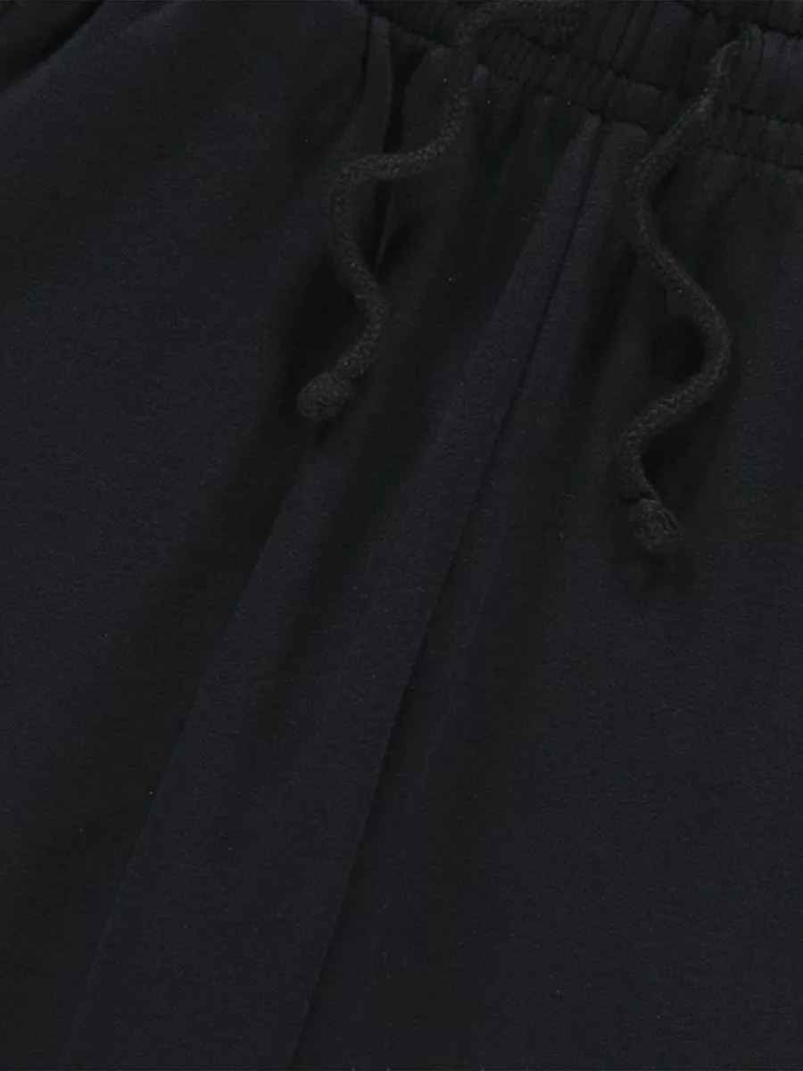 Black Cuffed Joggers