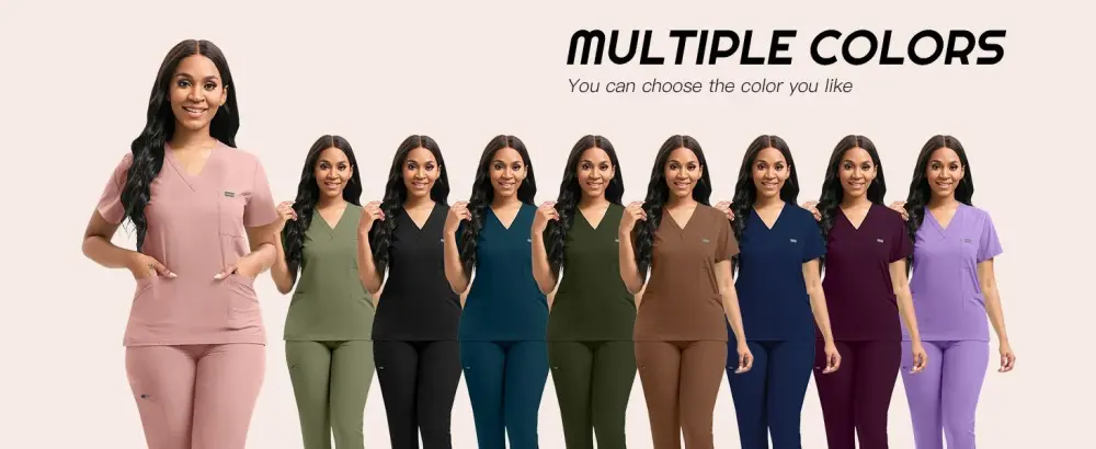 Women's Medical Scrubs Set