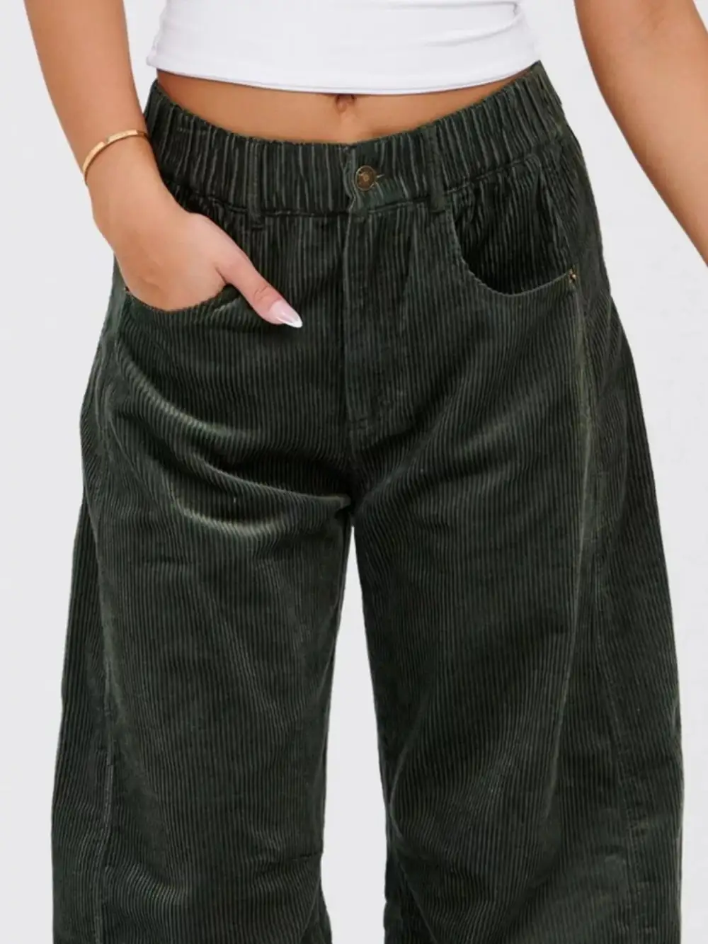 Classic Corduroy Wide Leg Pants
