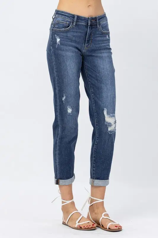 Mid Rise Slim Jeans