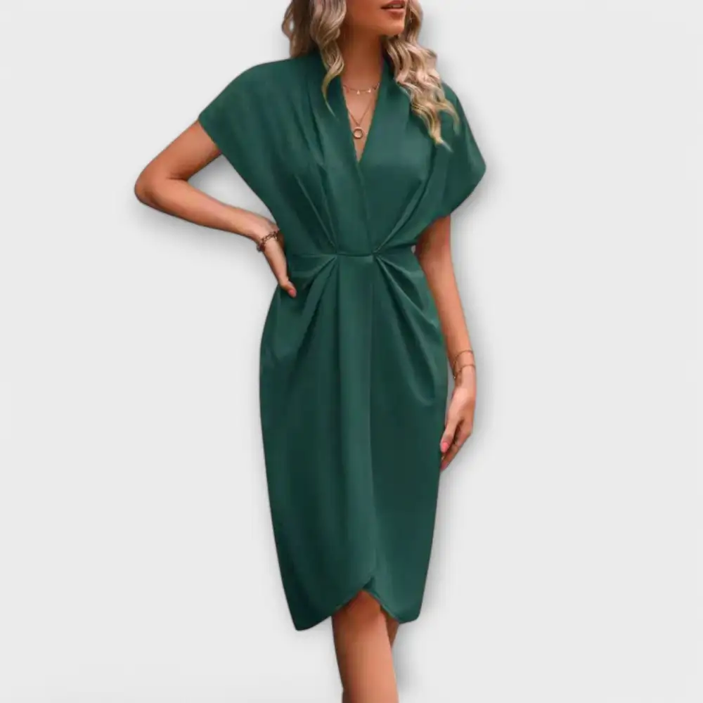 Wrap Flowing Casual Dress