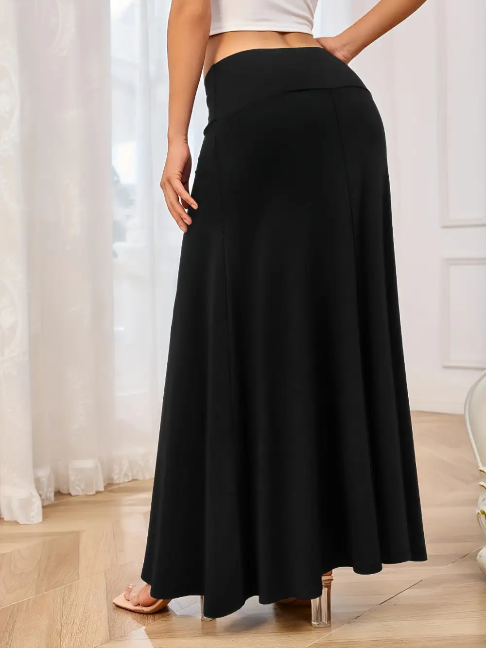 Open Elastic Skirt