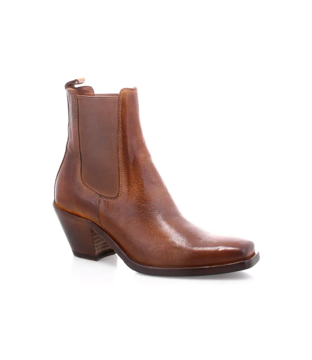 Chelsea Square Toe Leather Refined Ankle Boots