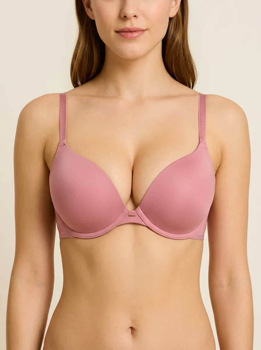 Women's Push-Up Underwire Seamless Contour-Cup Bra