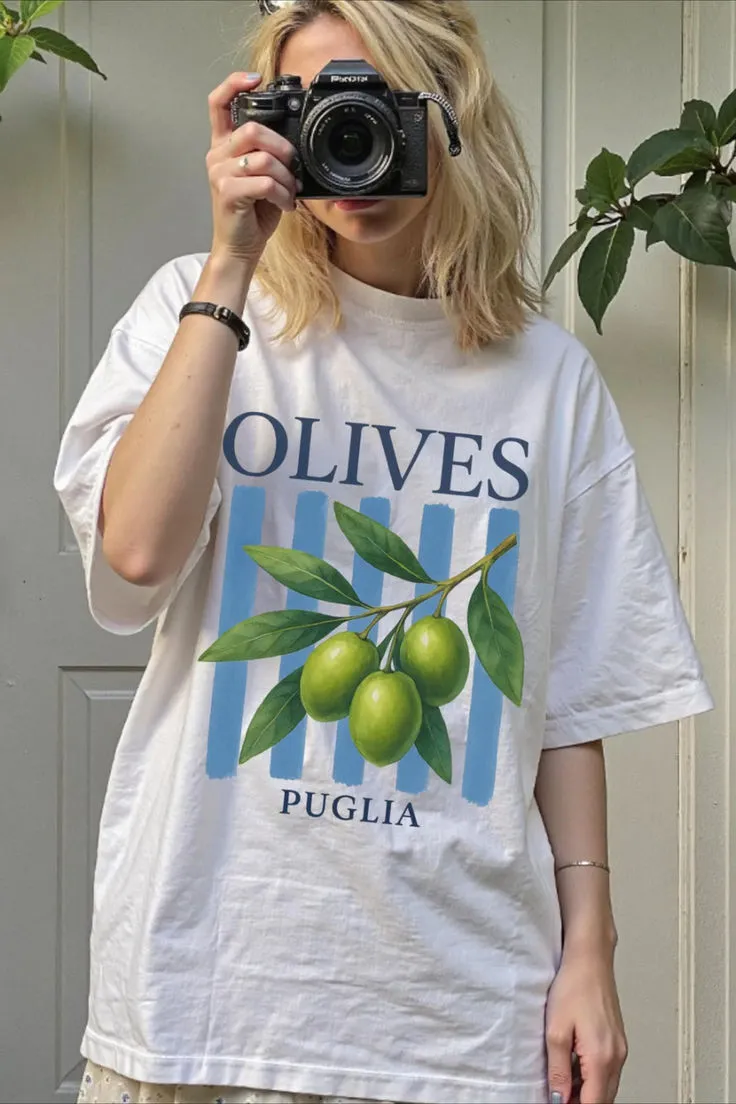 Olive Branch Cotton Tee