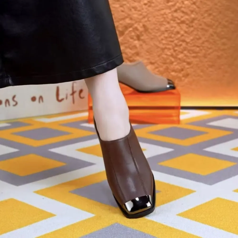 Minimal Slip On Loafers