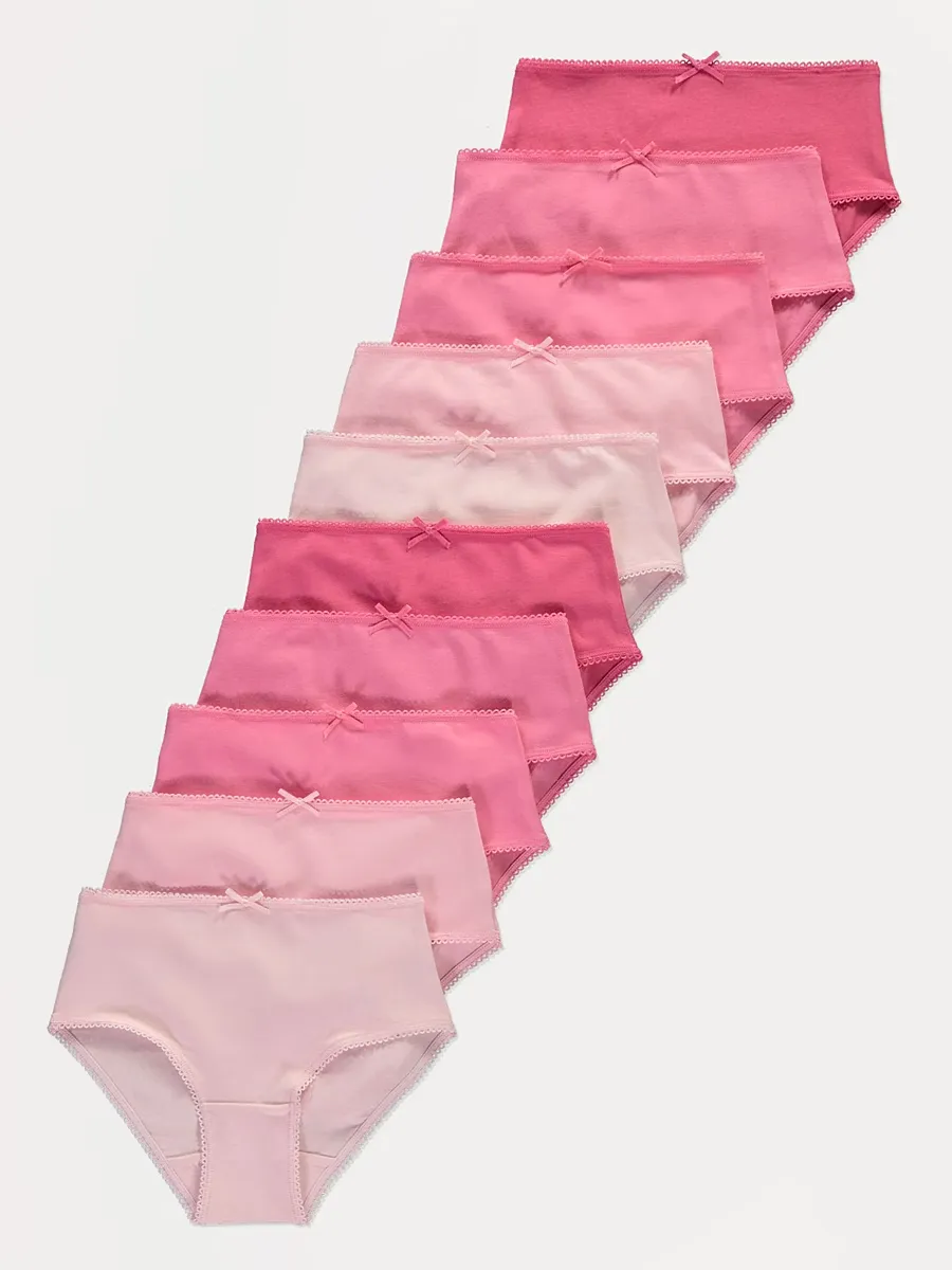 Pink Briefs 10 Pack