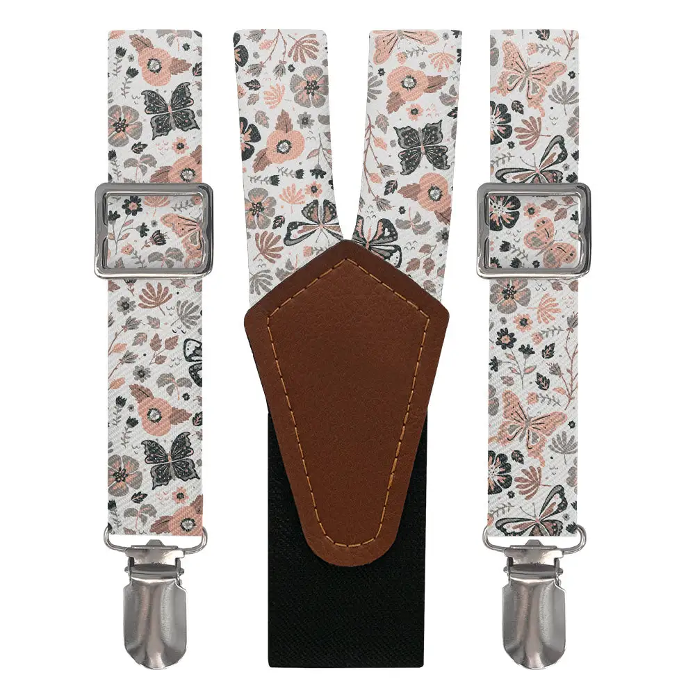 Mariposa Floral Pattern Suspenders