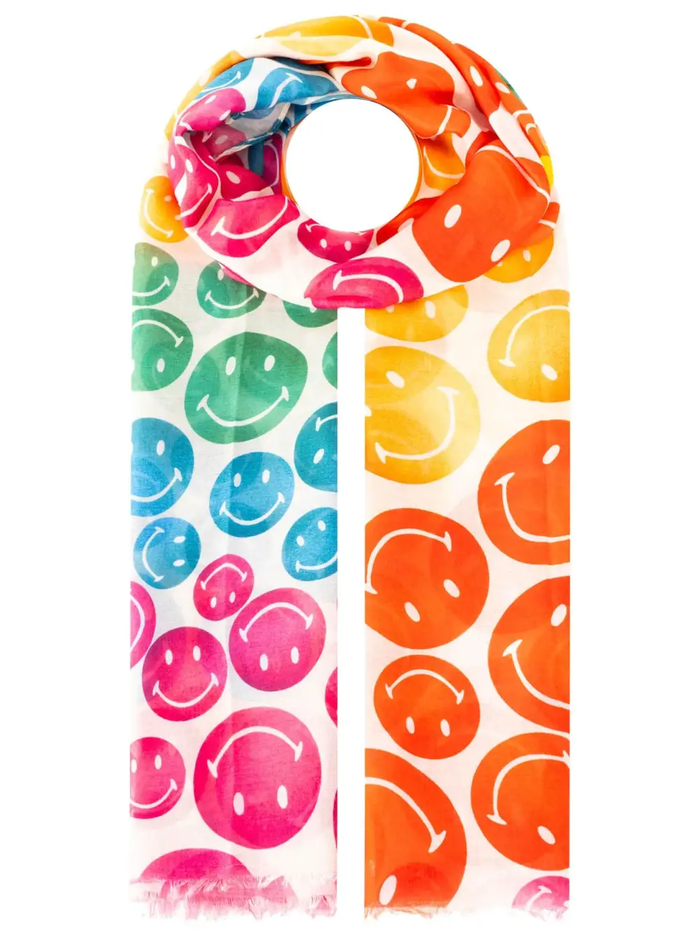 Heart Pattern Smile Graphic Dachshund Graphic Fashion Scarf