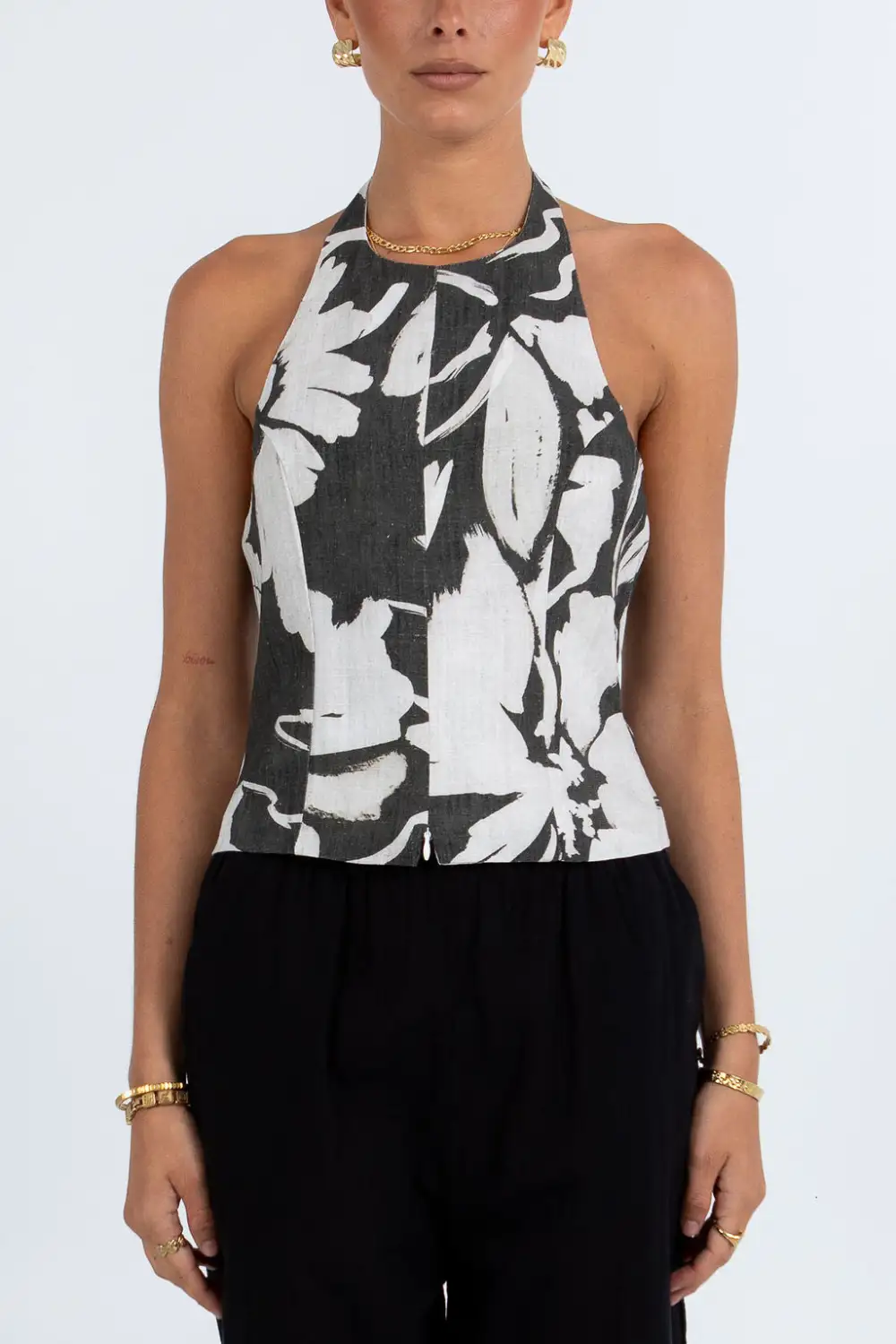 Floral Print Tank Top