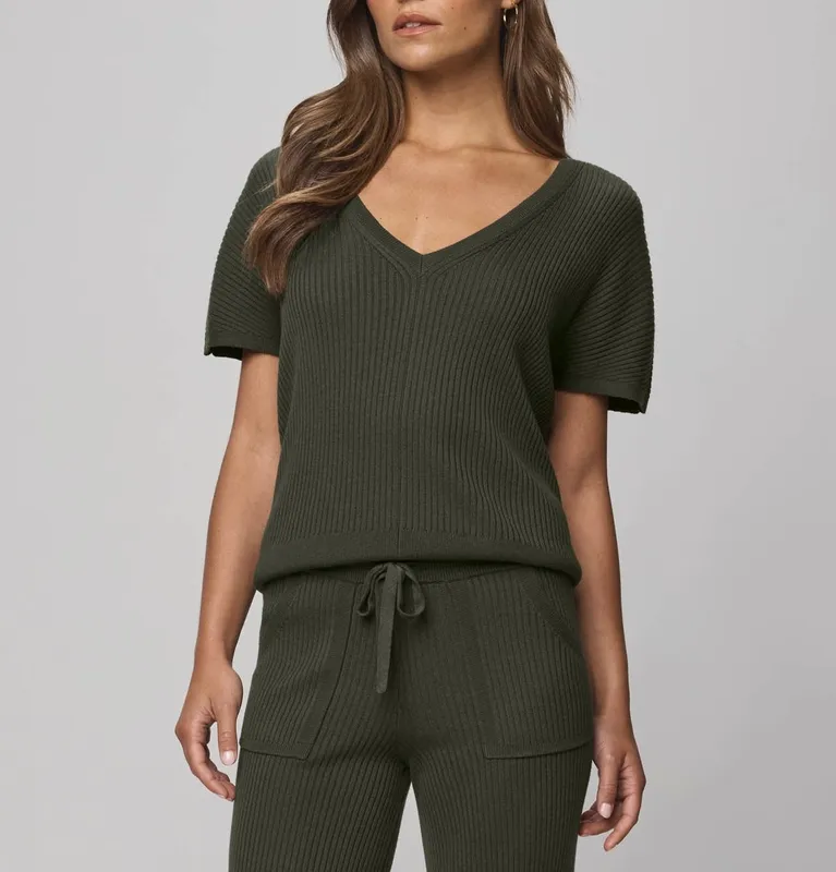 Cashblend Short Sleeve Sweater