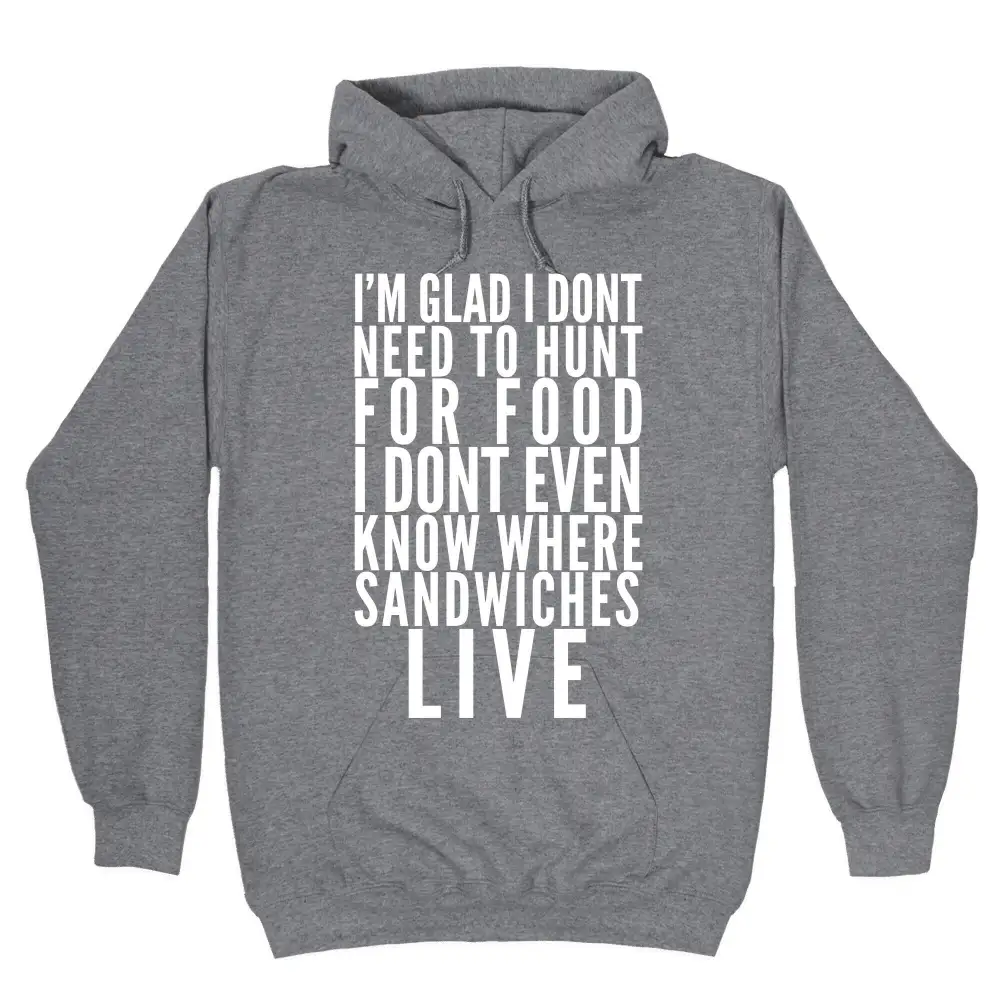 Doodle Food Pullover Hoodie