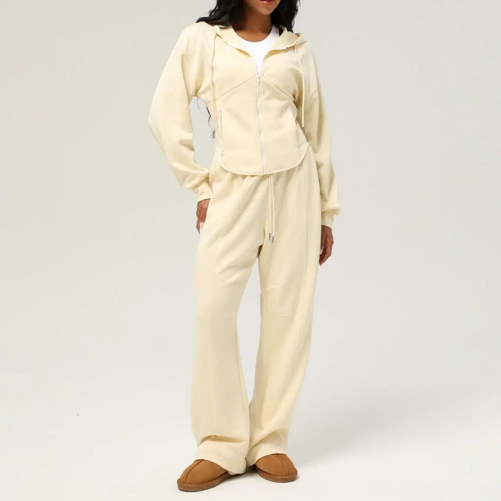 Yoga Running Hoodie and Joggers Active Set