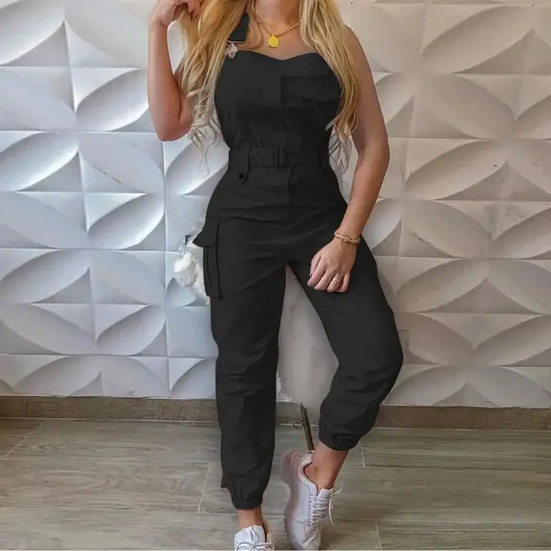 Comfort Chic Loose-Fit Wide-Leg Cotton Jumpsuit