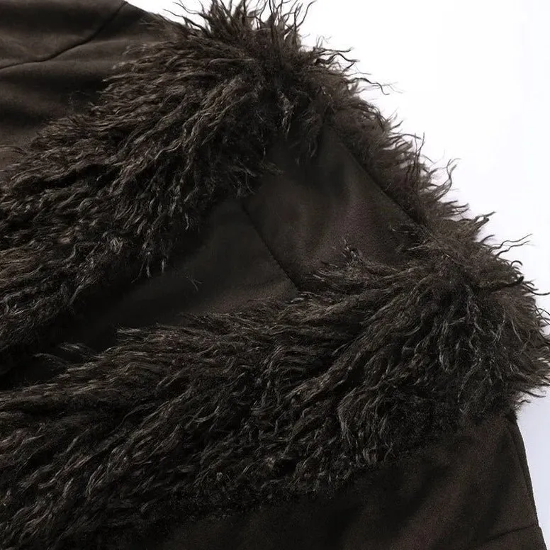 Plush Faux Fur Coat