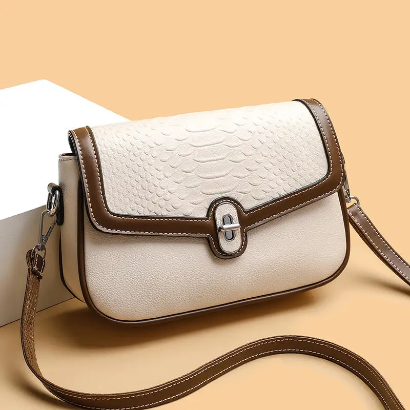 Minimal Textured Crossbody Bag