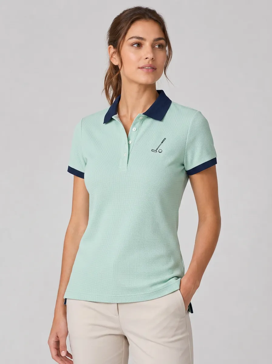 Women's Golf Lover Golf Club Printed polo shirt