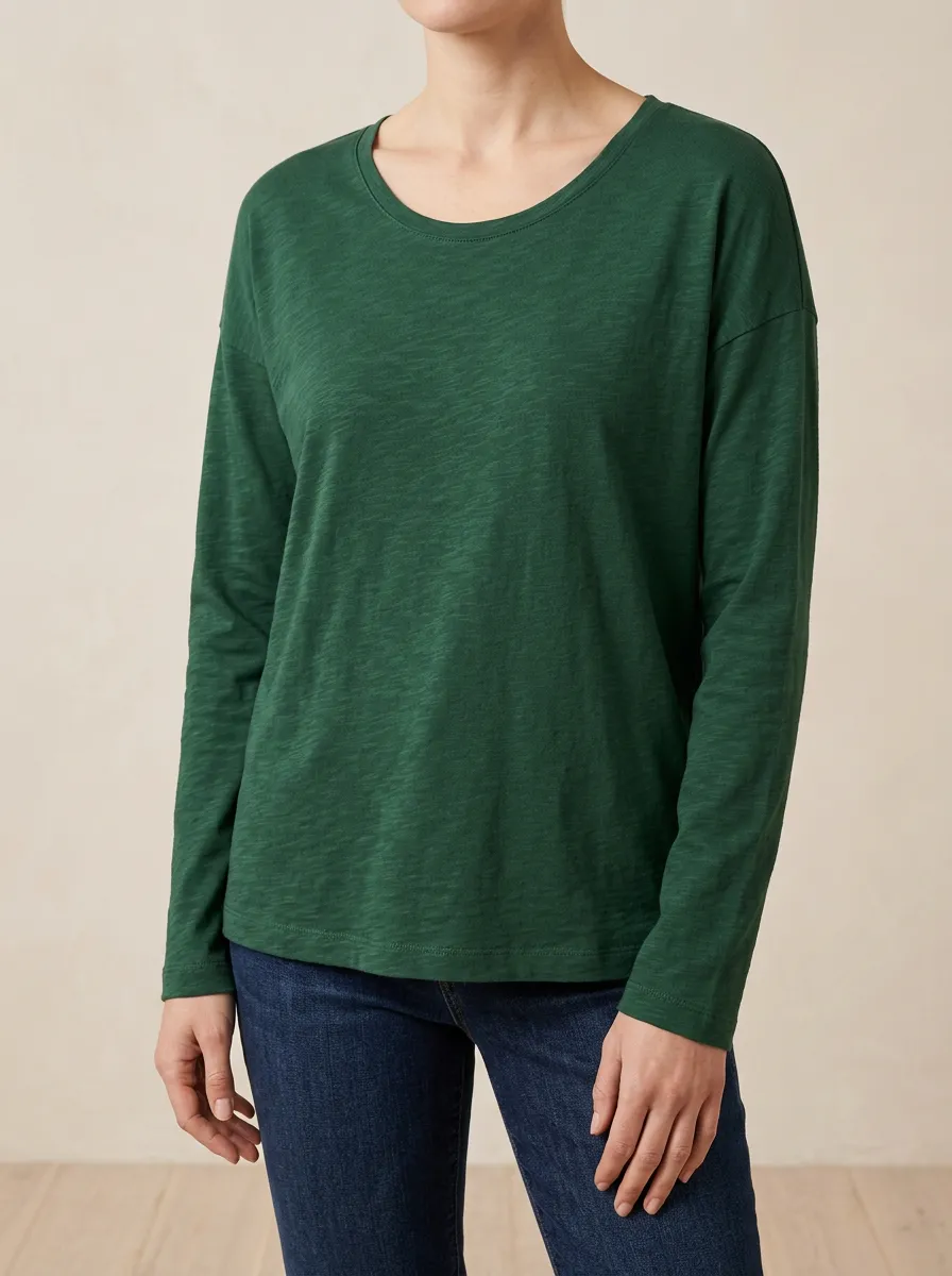 Women's Casual Tee Featuring Everyday Texture