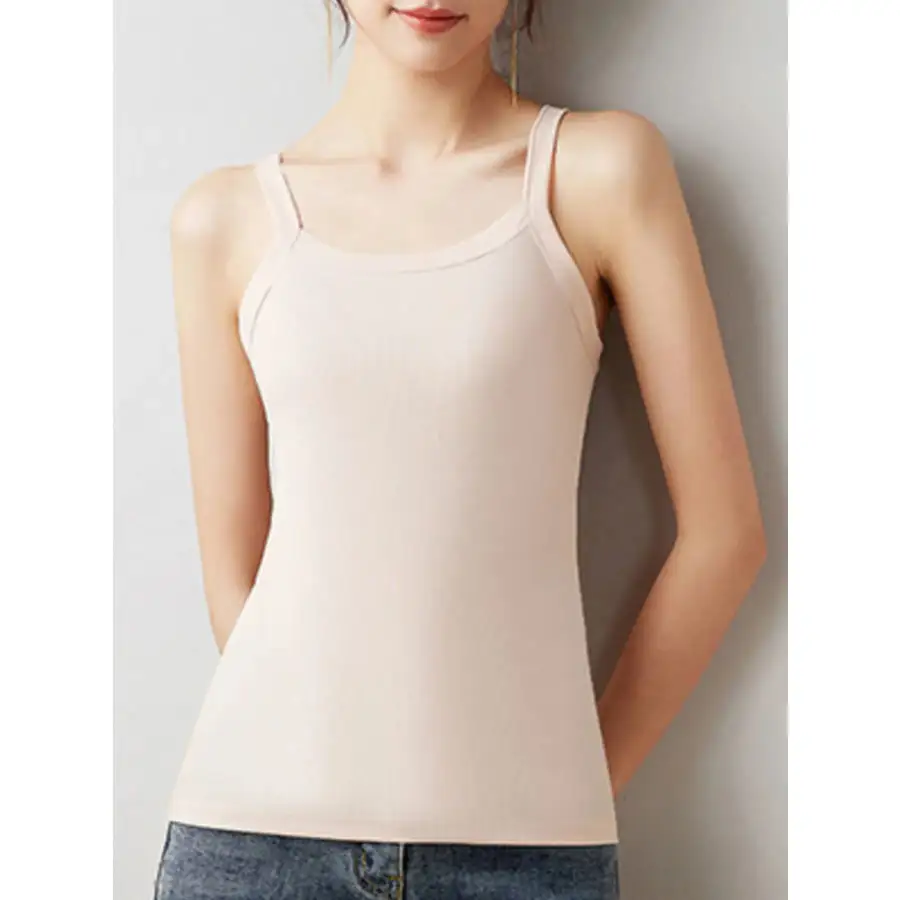 Plus Size Scoop Neck Tank Top