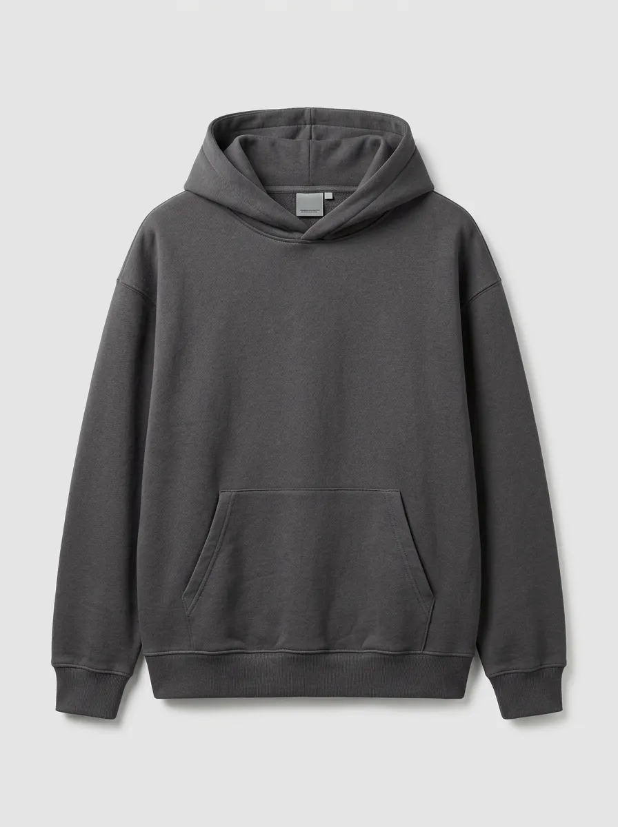 Everyday Minimalist Solid Look Men's Hoodie